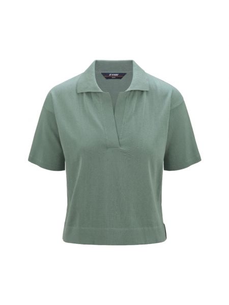 Poloshirt mit kurzen ärmeln K-way grün