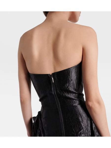 Асиметрична макси рокля Maticevski черно