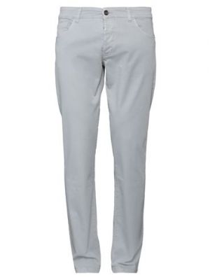 Pantaloni di cotone New England grigio