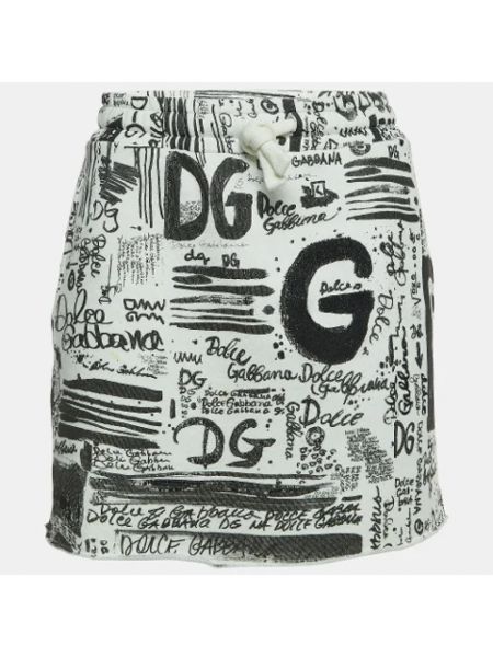 Spódnica bawełniana Dolce & Gabbana Pre-owned