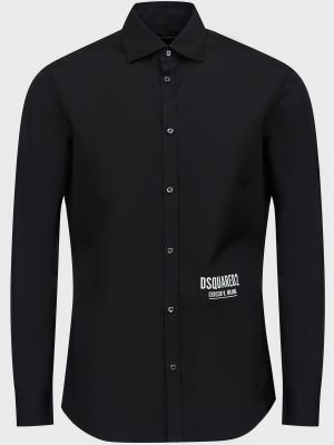 Черная рубашка Dsquared2