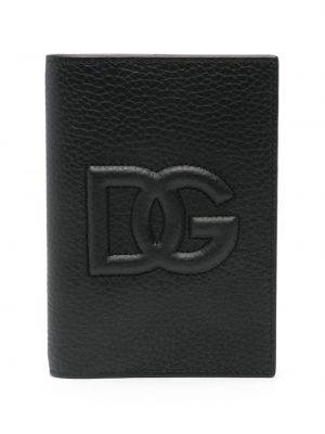Δερμάτινος πορτοφόλι Dolce & Gabbana μαύρο