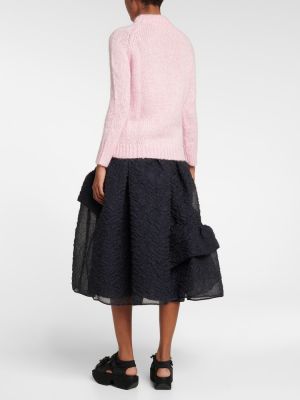 Jersey de lana de tela jersey de lana mohair Cecilie Bahnsen rosa