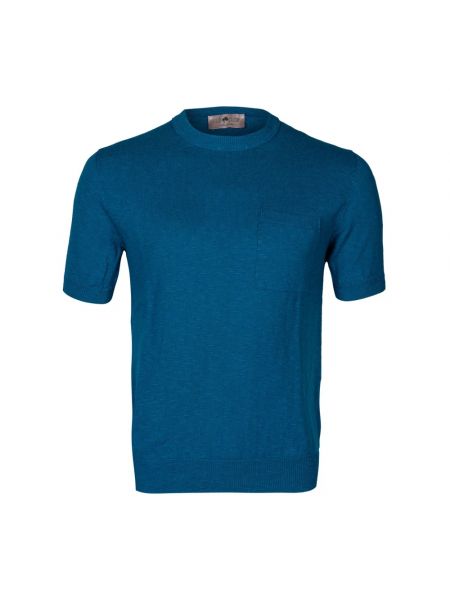 Slim fit t-shirt mit taschen Irish Crone blau