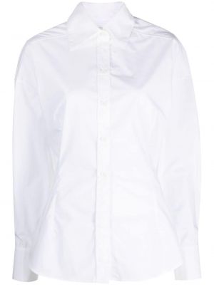 Přiléhavá košile Róhe bílá
