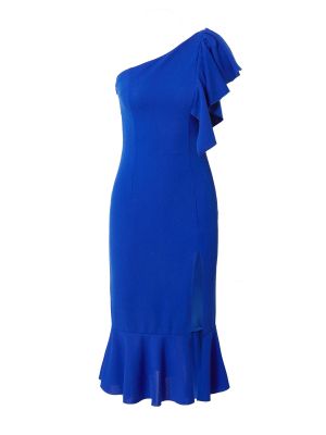 Koktejl obleka Skirt & Stiletto modra
