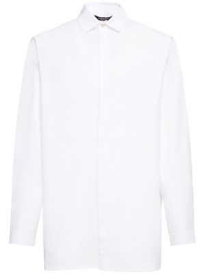 Pletená bavlněná košile A-cold-wall* bílá