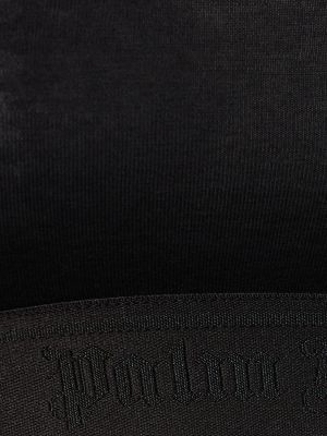 Soutien-gorge en coton Palm Angels noir