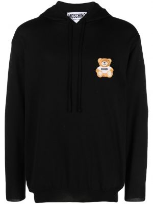 Hoodie Moschino svart