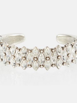 Srebrna bransoletka z kryształkami Isabel Marant