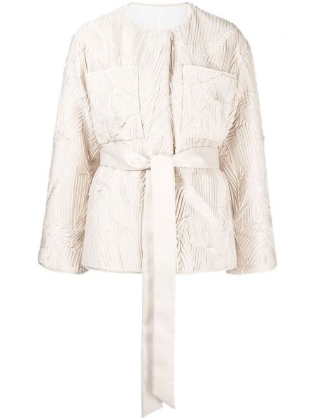 Jacquard jakna By Fang bijela