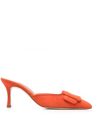 Pumps Manolo Blahnik oransje