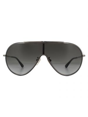 Солнцезащитные очки Shield с блестящими бронзовыми дымчато-серыми градиентами Police серый