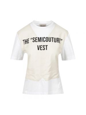 Koszulka Semicouture biała