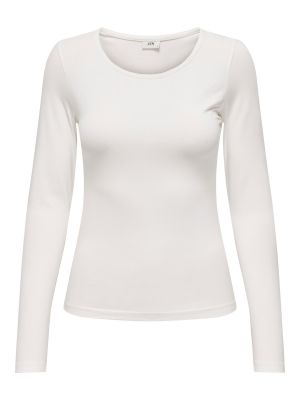 Marškinėliai ilgomis rankovėmis Jdy balta