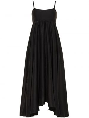 Robe en soie Azeeza noir