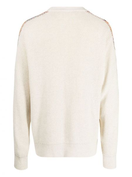 Pullover mit rundem ausschnitt Toga weiß