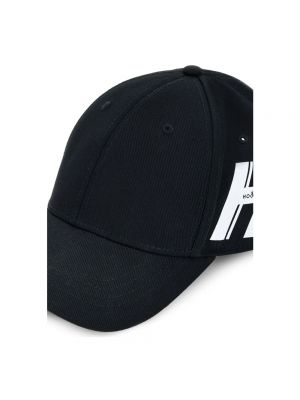 Gorra de algodón Hogan negro