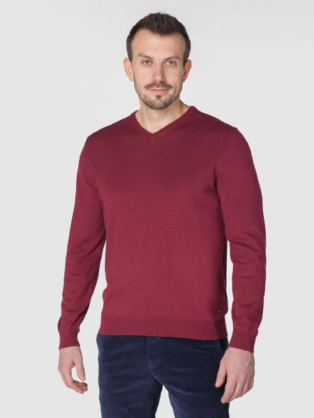 Пуловер Pierre Cardin бордовый