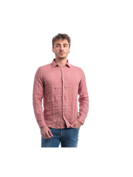 Camisa de lino Altea rosa