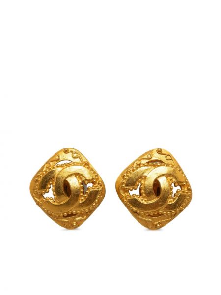 Fülbevaló Chanel Pre-owned aranyszínű