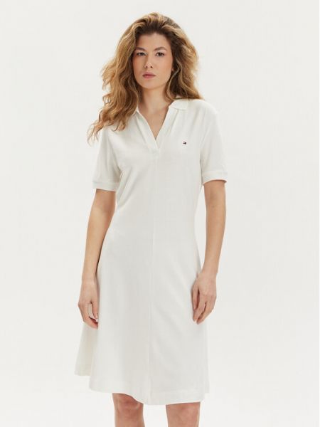 Φόρεμα Tommy Hilfiger λευκό