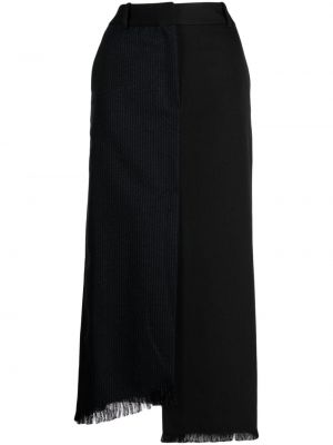 Vlnená puzdrová sukňa Róhe čierna
