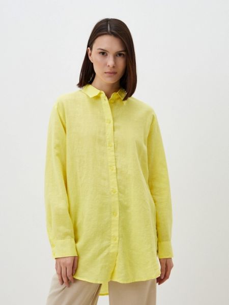Рубашка Esprit желтая