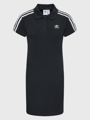 Sukienka mini dopasowana Adidas czarna