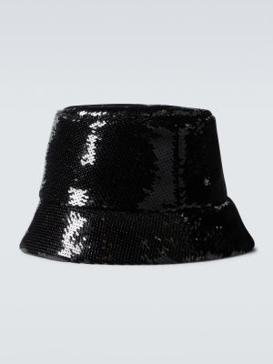 Kapa s cekini Prada črna
