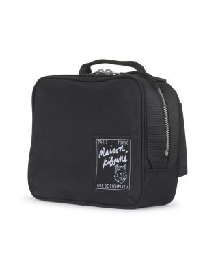 Nylon laptoptasche Maison Kitsuné schwarz