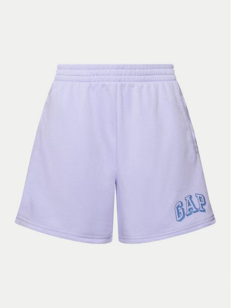 Laza szabású sport rövidnadrág Gap lila