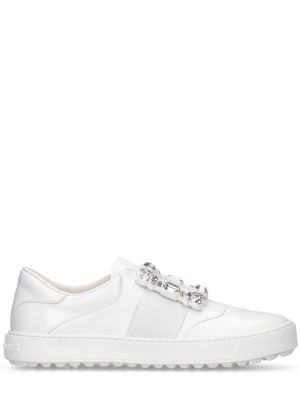 Læder sneakers Roger Vivier hvid