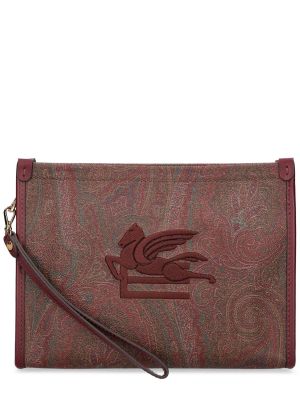 Pisemska torbica s paisley potiskom Etro