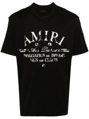 Памучна тениска с принт Amiri