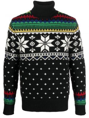 Вълнен пуловер Polo Ralph Lauren черно