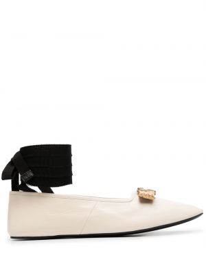 Ballerinas Gucci vit