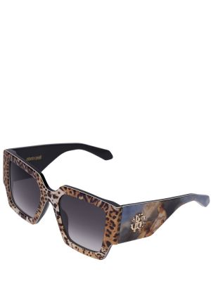 Слънчеви очила с принт с леопардов принт Roberto Cavalli