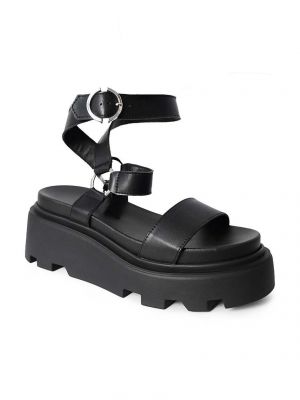 Sandale s platformom Altercore crna