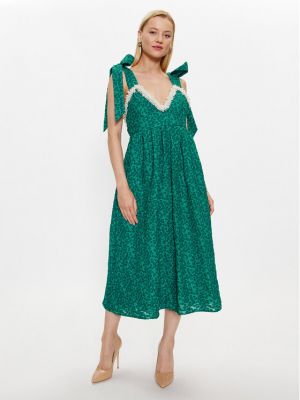 Koktel haljina Custommade zelena