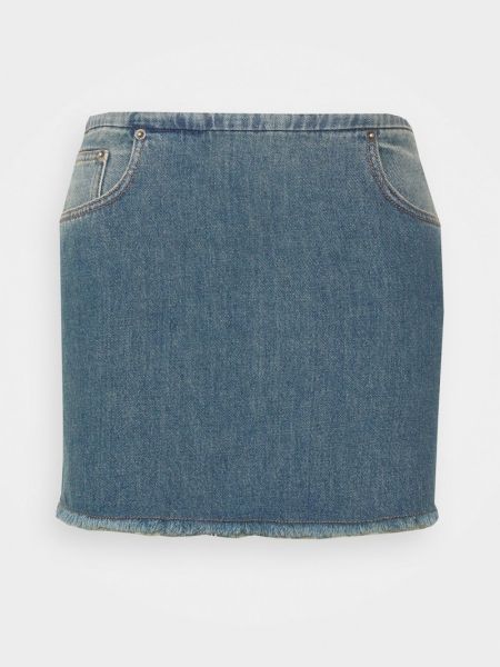 Spódnica jeansowa Sportmax niebieska