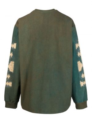 Bluza z nadrukiem Song For The Mute zielona