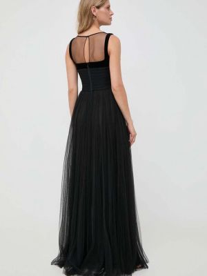 Dlouhé šaty Elisabetta Franchi černé