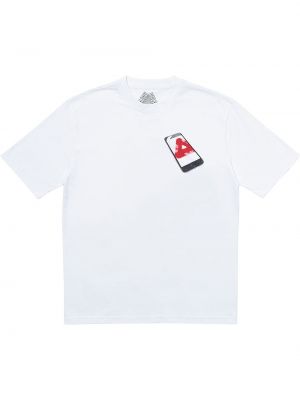 T-shirt mit print Palace weiß