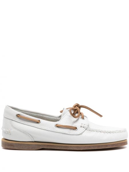 Pantofi loafer cu funde din piele Timberland alb