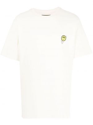 Тениска с принт Barrow жълто