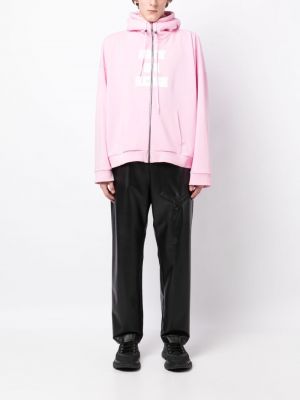 Herzmuster hoodie mit print Natasha Zinko pink