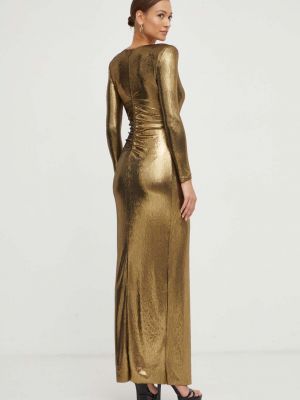 Dlouhé šaty Nissa zlaté