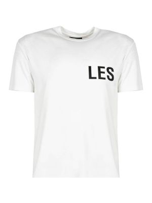 Tričko s potiskem s krátkými rukávy Les Hommes bílé
