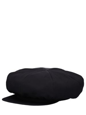 Vlněný čepice Yohji Yamamoto černý